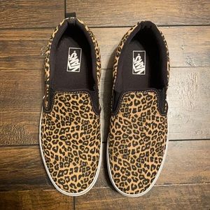 Platform Leopard Vans